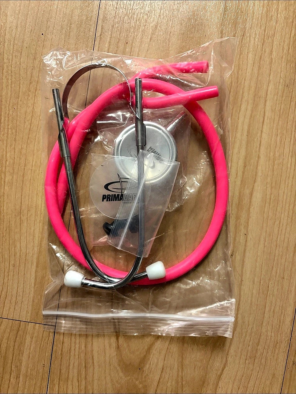 Pink stethoscope